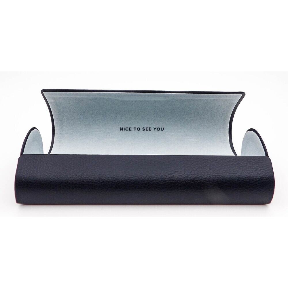 Warby Parker Glasses Hard Case Navy Blue Clamshell EUC Case Only